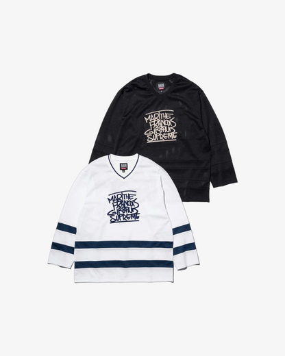 Supreme x Marithé + François Girbaud Hockey Jersey – Black & White