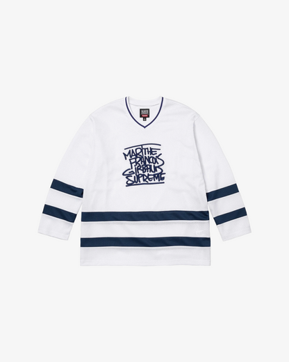 Supreme x Marithé + François Girbaud Hockey Jersey – Black & White
