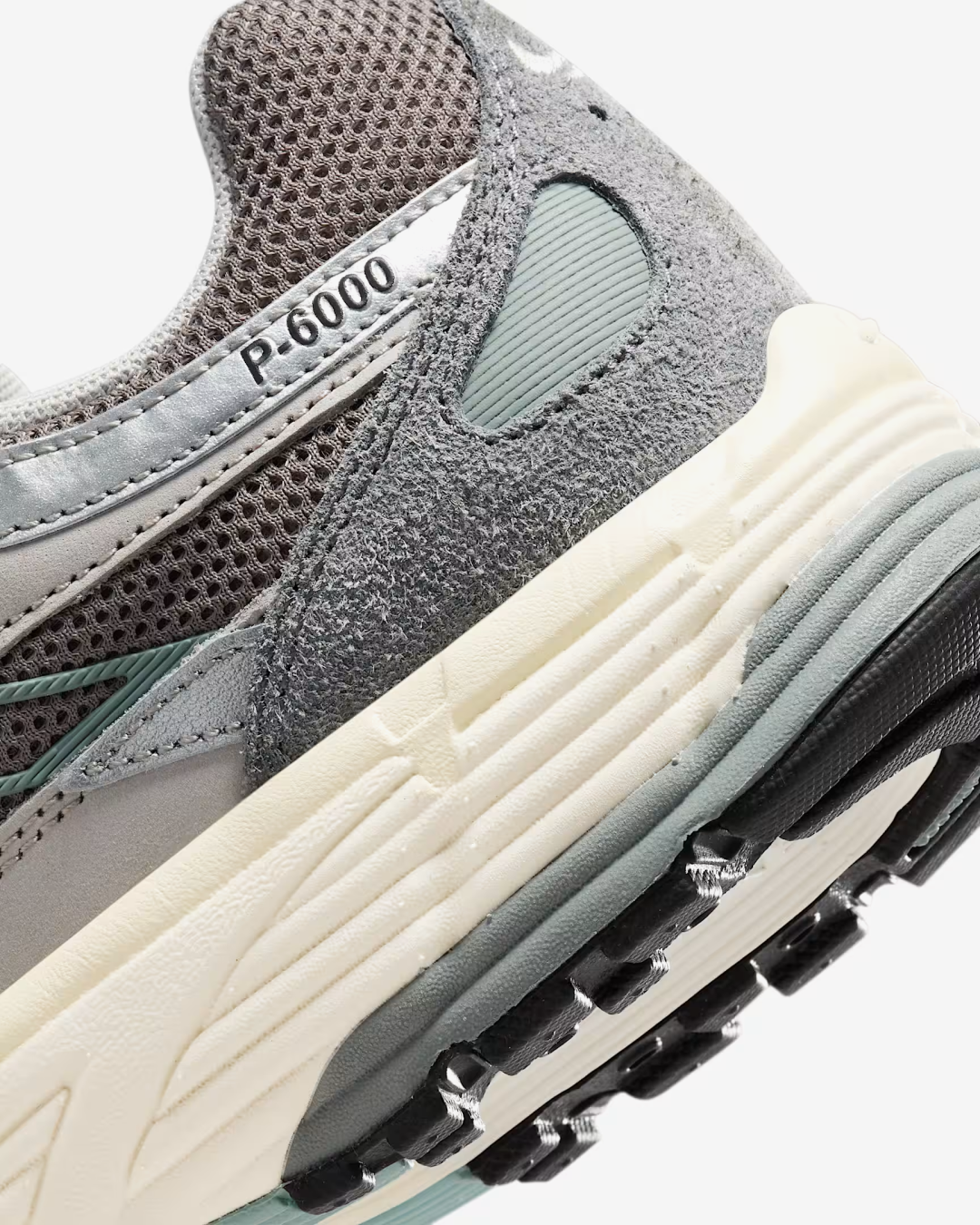 Nike P-6000 Flat Pewter/Light Iron Ore/Metallic Silver/White