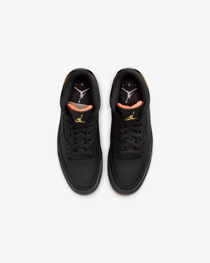 Air Jordan 3 x J Balvin “Rio” (Black/Solar Flare/Total Crimson Abyss)