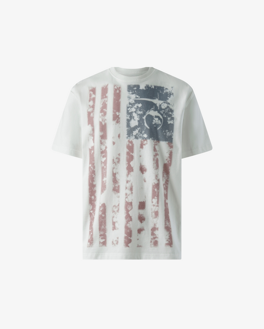 THUG CLUB Old Glory T-shirt In White