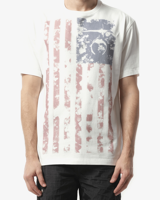 THUG CLUB Old Glory T-shirt In White