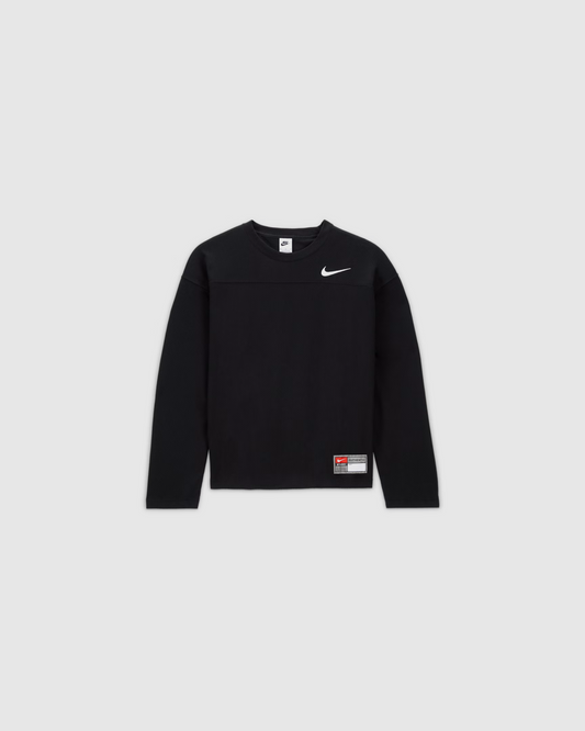 STÜSSY X NIKE DRI-FIT MESH JERSEY IN WHITE AND BLACK