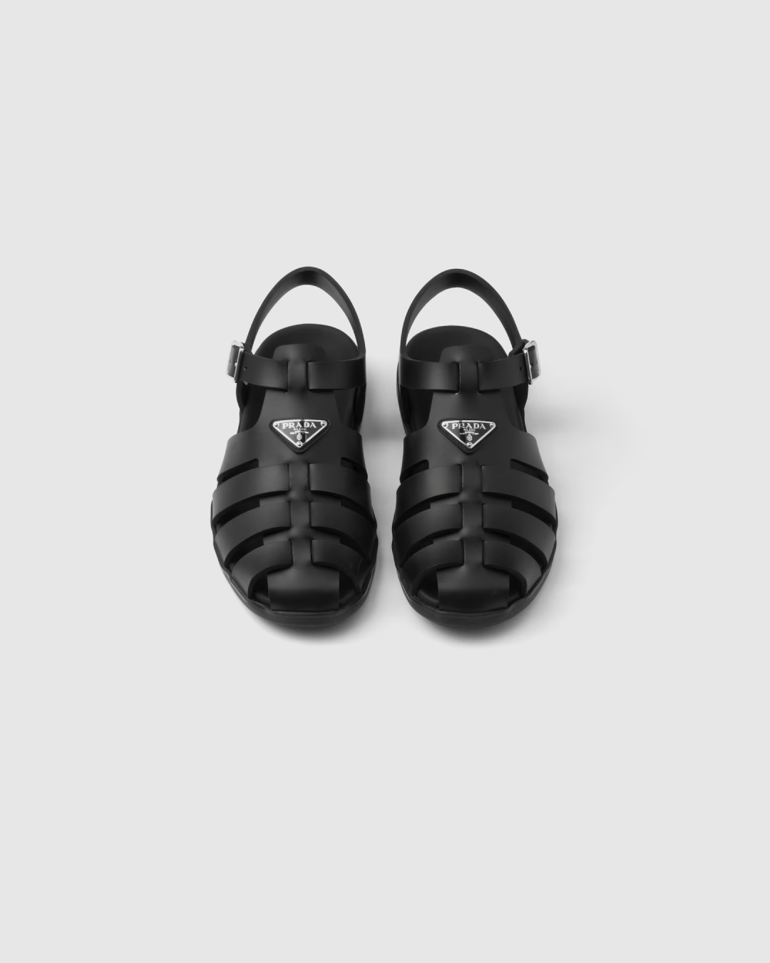 Prada Rubber Fisherman Sandals