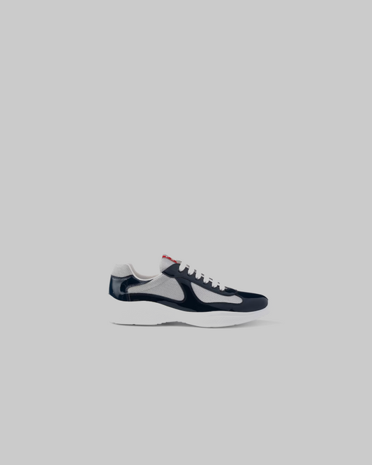 Prada America's Cup ' Royal Blue Patent Leather and Technical Fabric' Sneakers