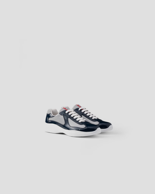 Prada America's Cup ' Royal Blue Patent Leather and Technical Fabric' Sneakers