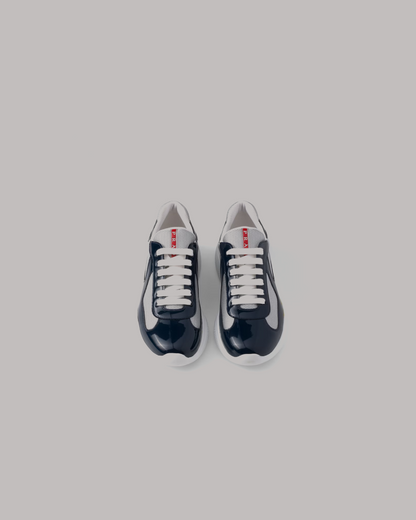 Prada America's Cup ' Royal Blue Patent Leather and Technical Fabric' Sneakers