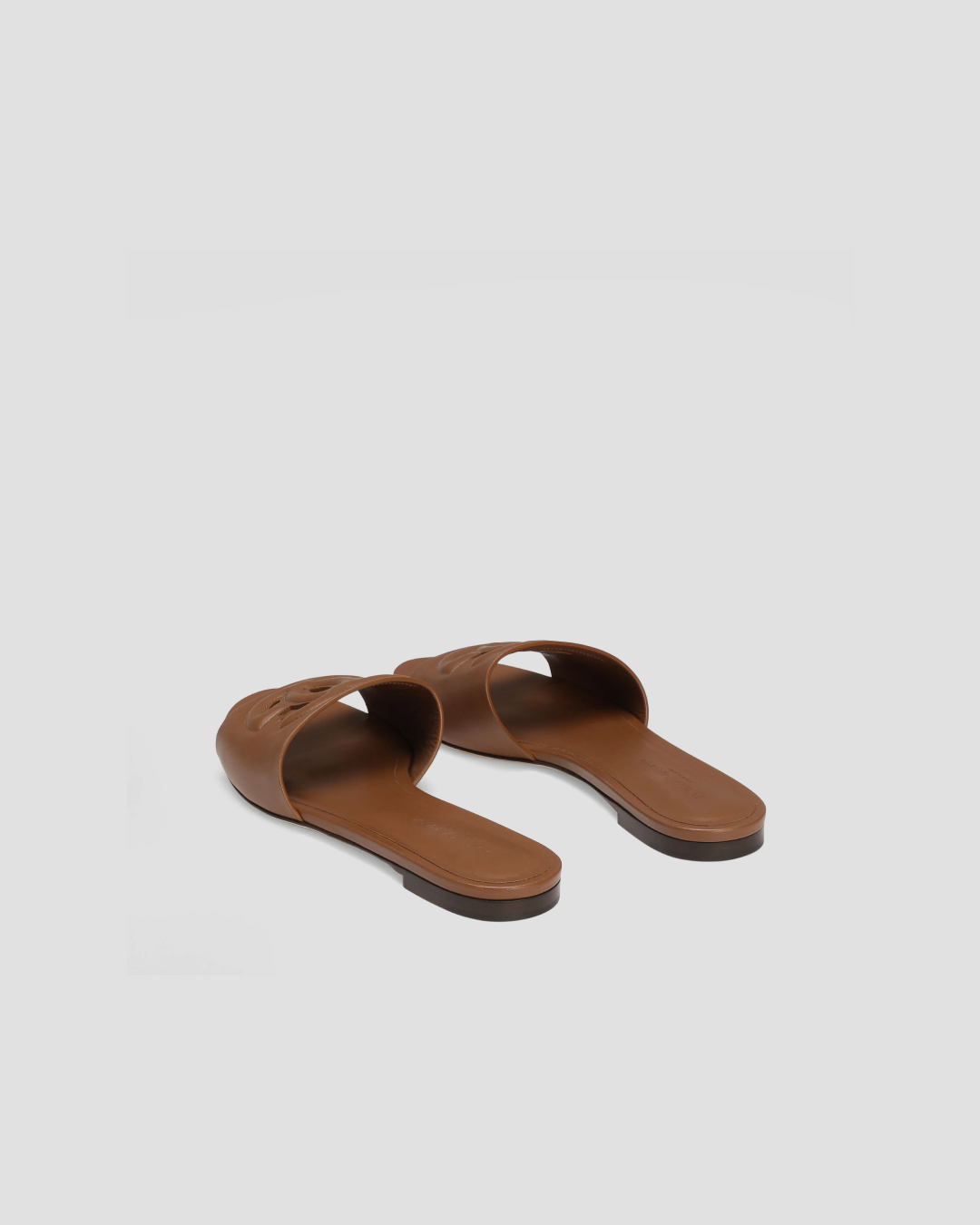 Dolce & Gabbana Calfskin Slider in Black
