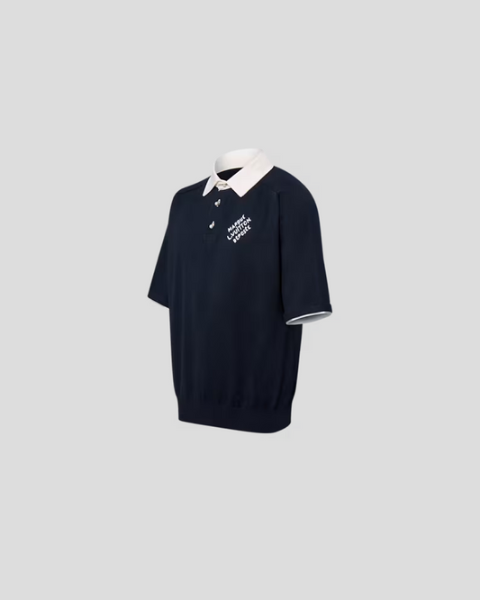 Louis Vuitton Embroidered Short-Sleeved Cotton Blend Polo Shirt