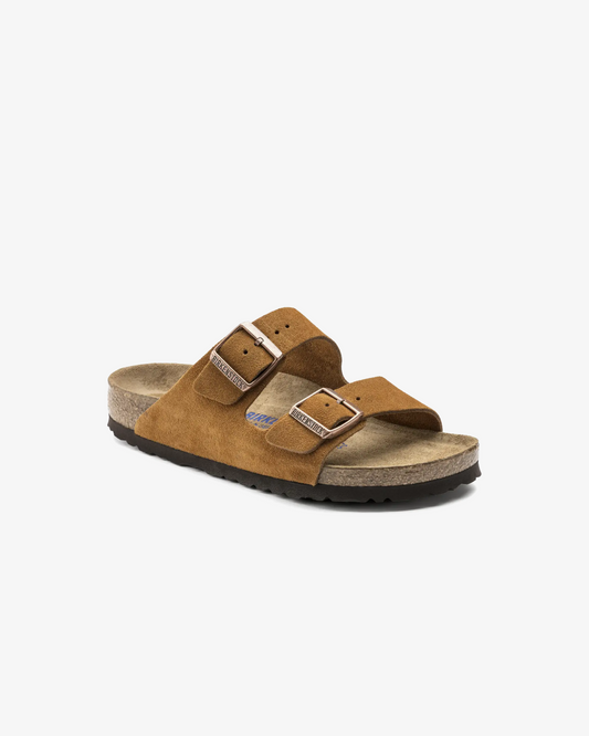 Birkenstock Arizona Soft Footbed Suede Leather Sandals