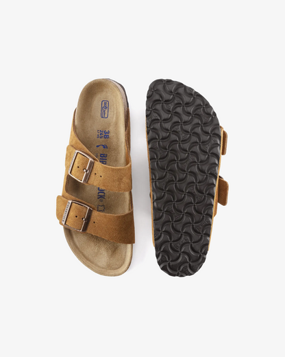 Birkenstock Arizona Soft Footbed Suede Leather Sandals