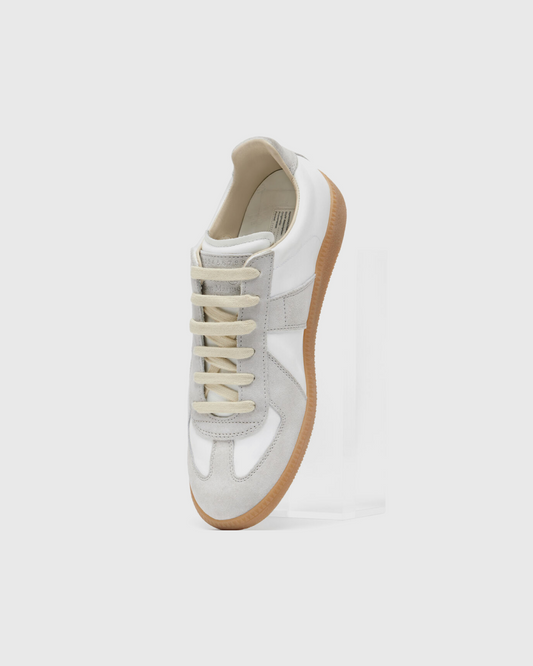Maison Margiela Replica Sneakers in Calfskin & Suede with Honey Soles