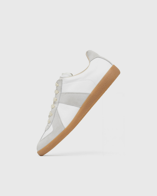 Maison Margiela Replica Sneakers in Calfskin & Suede with Honey Soles