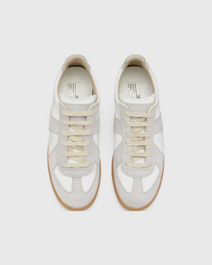 Maison Margiela Replica Sneakers in Calfskin & Suede with Honey Soles