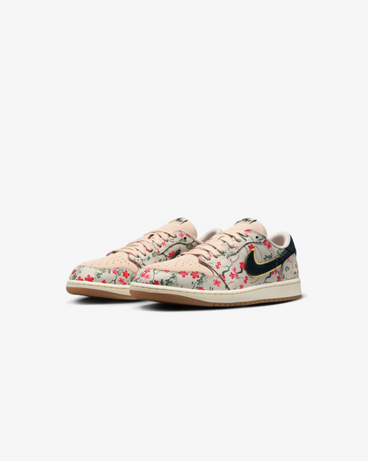 Air Jordan 1 Low OG Rui Hachimura “Cranes” Oatmeal Sneakers