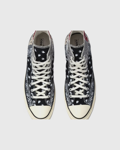 Converse Chuck Taylor All Star 70 Hi Offspring Paisley Black