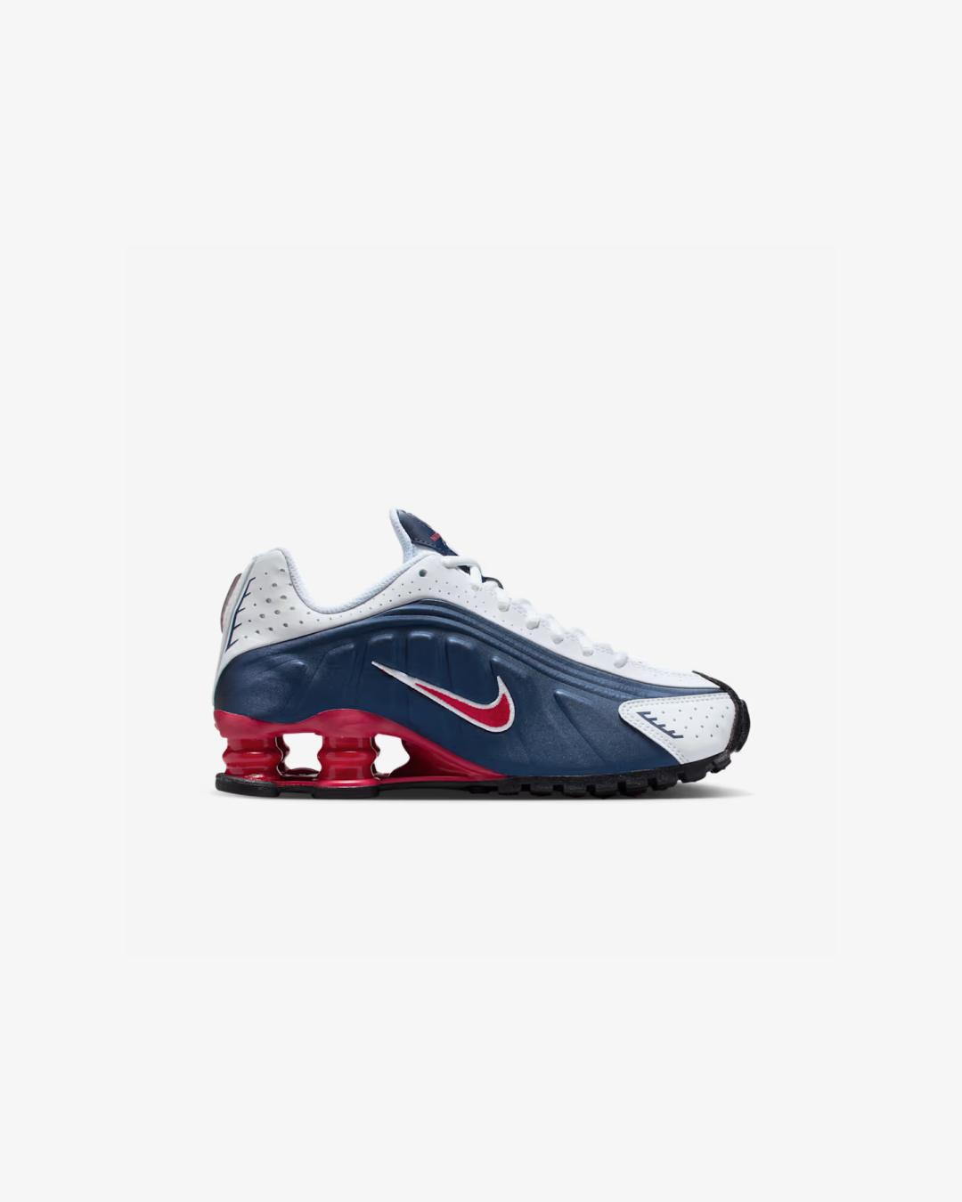 Nike Shox R4 "Midnight Navy/White/Metallic Silver/Gym Red” Sneakers