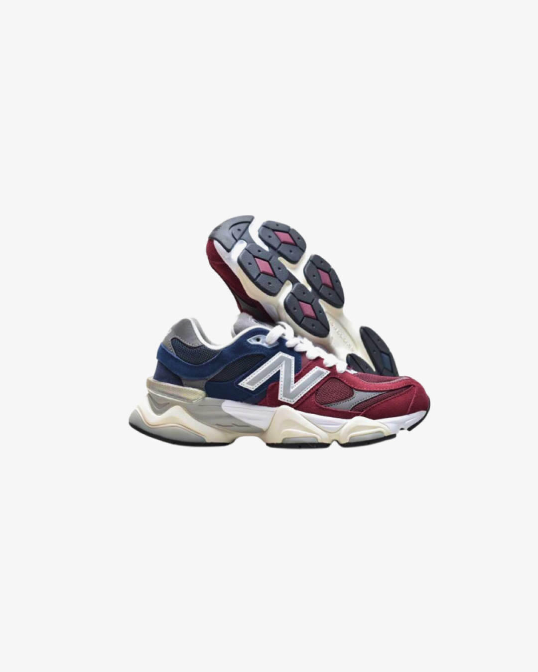 New Balance 9060 Split Red Blue Sneakers