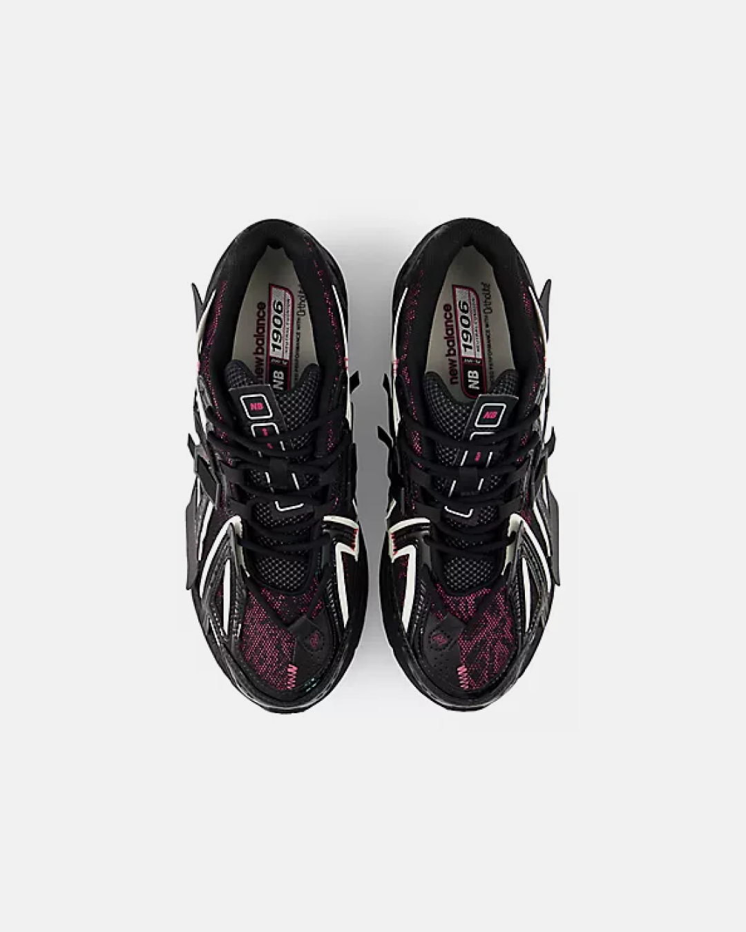 New Balance 1906A "Black with Dragon Berry and White” Sneakers