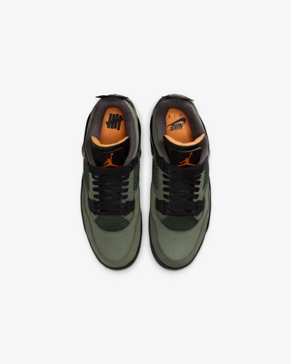 Air Jordan 4 Retro x UNDEFEATED “Deep Green & Clementine” Sneakers