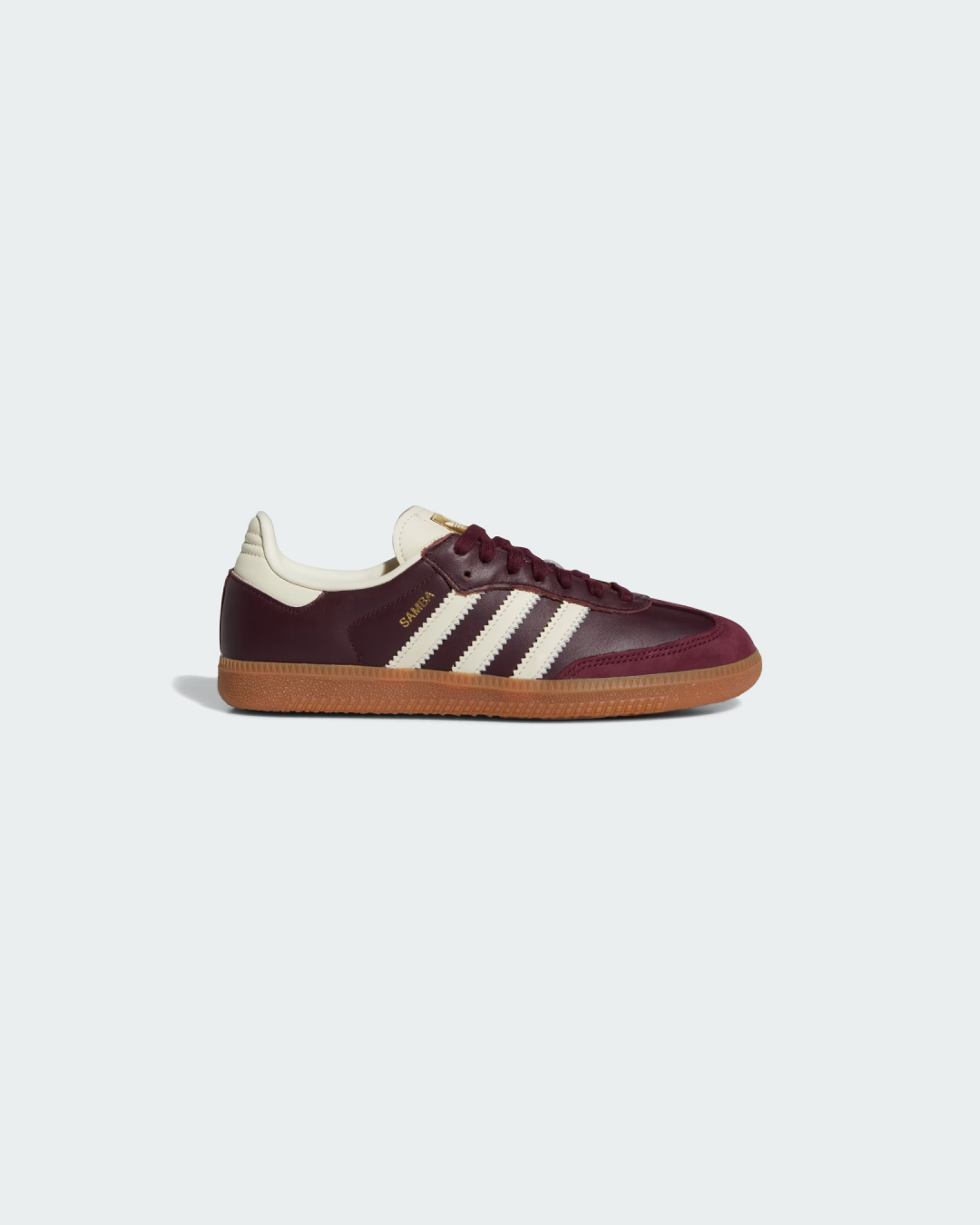 Adidas OG Samba 'Maroon / Cream White / Gold Metallic' Sneakers