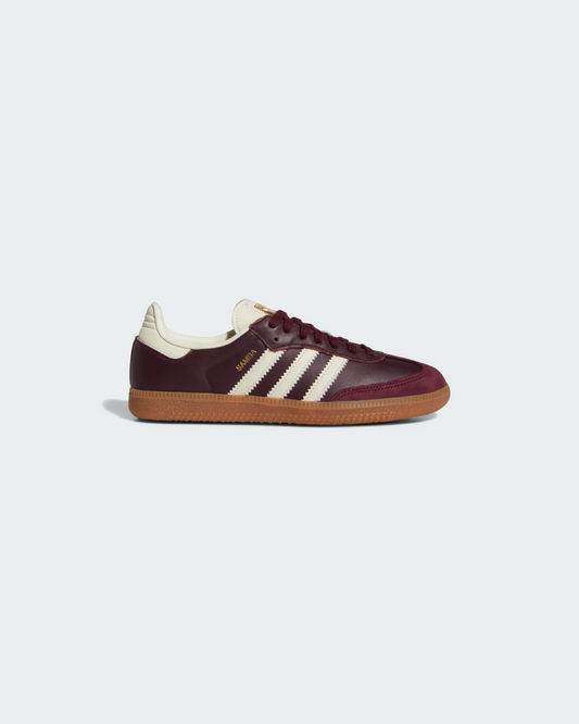 Adidas OG Samba 'Maroon / Cream White / Gold Metallic' Sneakers