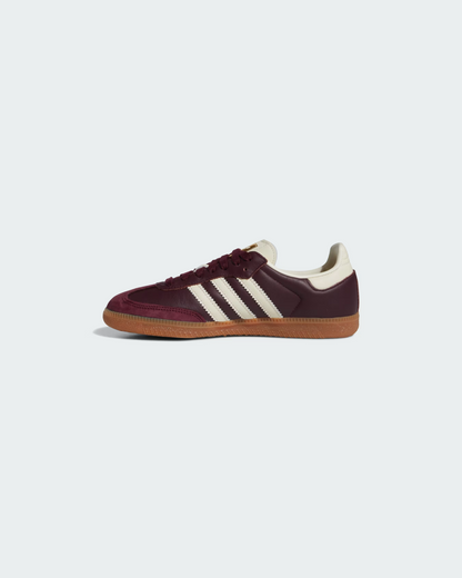 Adidas OG Samba 'Maroon / Cream White / Gold Metallic' Sneakers
