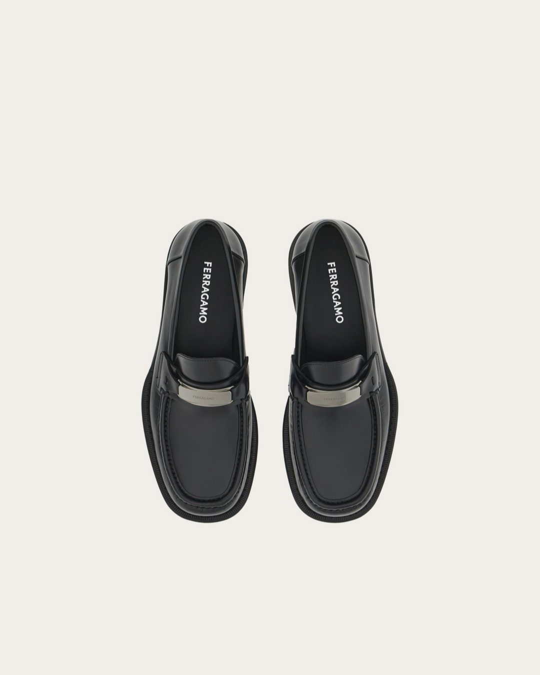 Ferragamo New Vara Buckle Moccasin Shoe