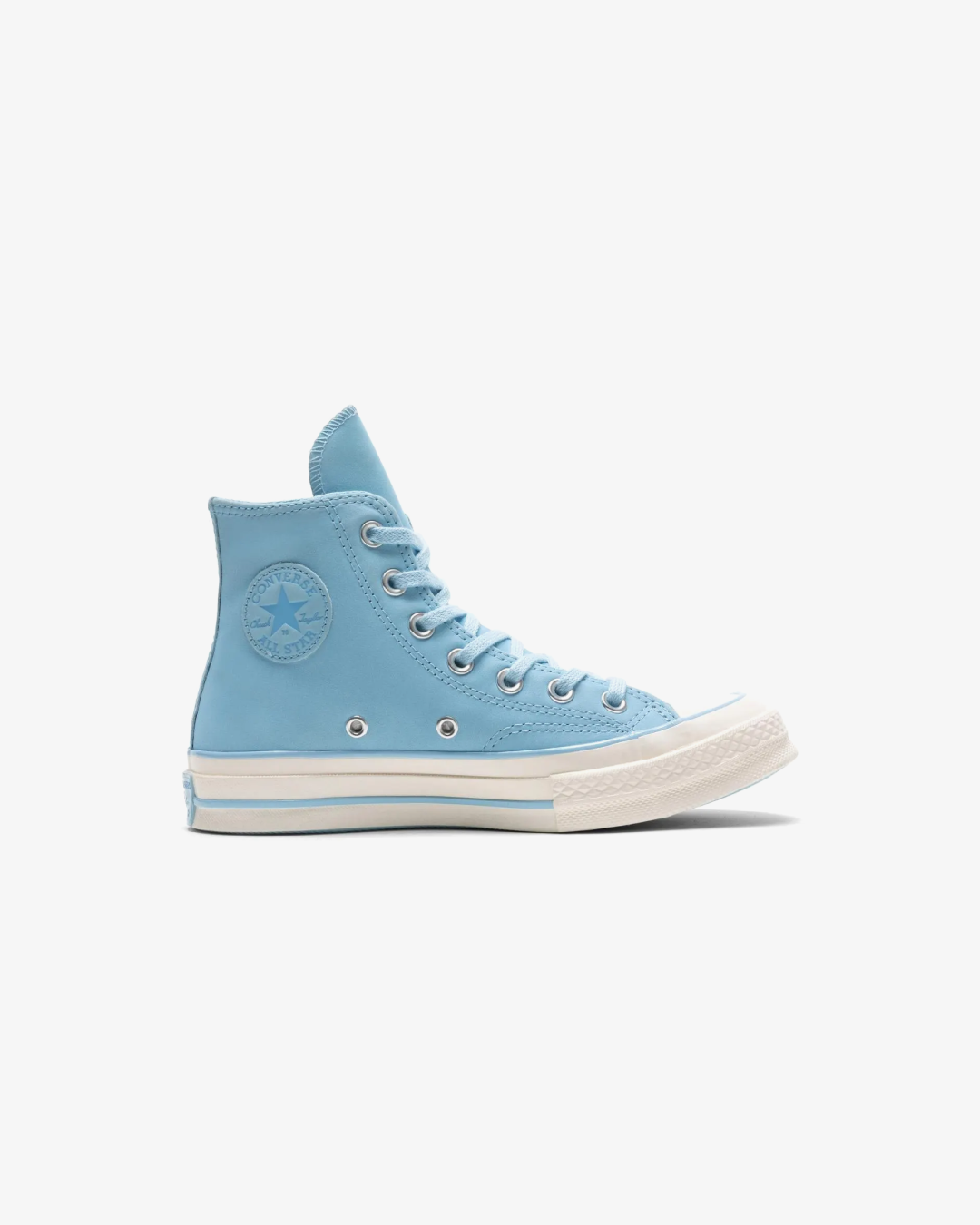 Converse Chuck 70 Nubuck Leather High Top 'True Sky/Lt Blue/Egret' Sneakers