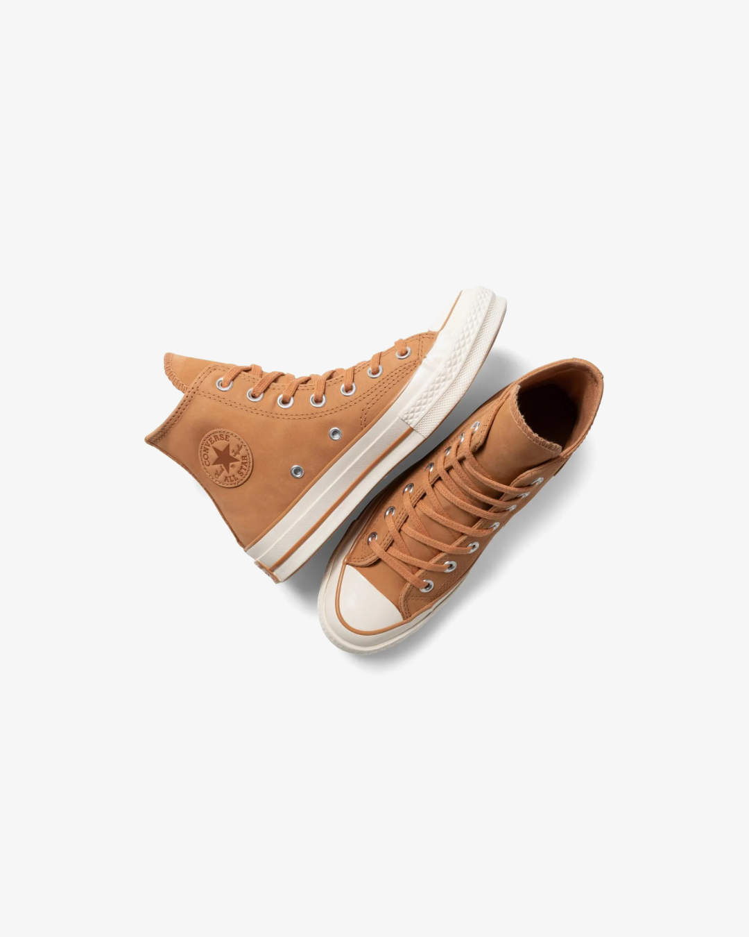 Converse Chuck 70 Nubuck Leather High Top 'Clay Court/Tawny Owl/Egret' Sneakers