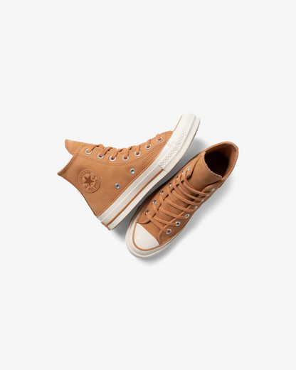Converse Chuck 70 Nubuck Leather High Top 'Clay Court/Tawny Owl/Egret' Sneakers