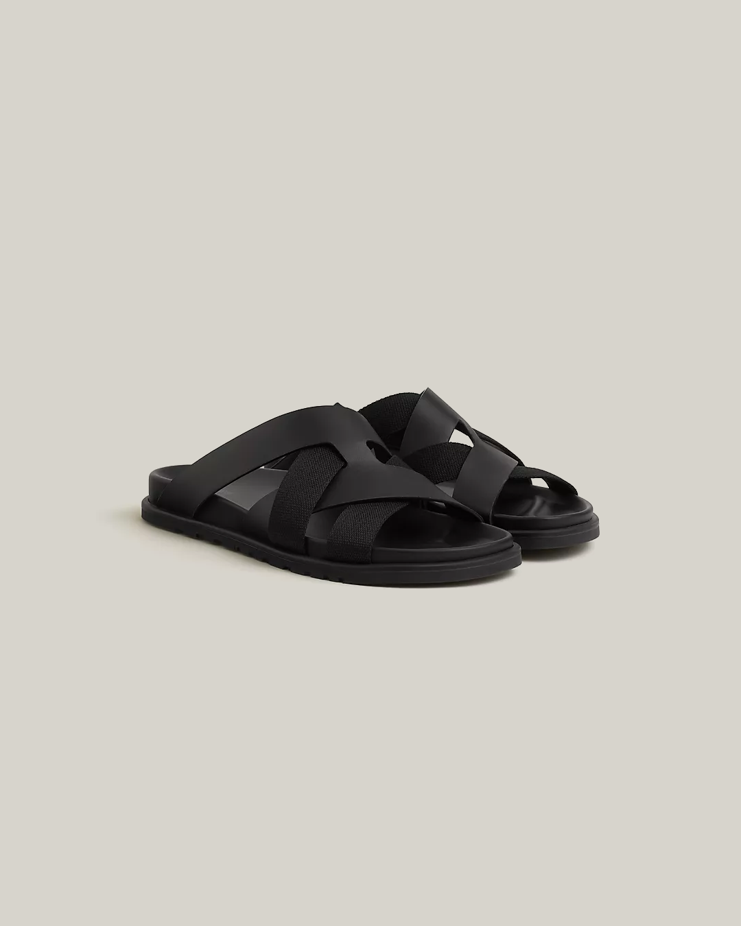 Hermès Kazimir Sandal in Noir
