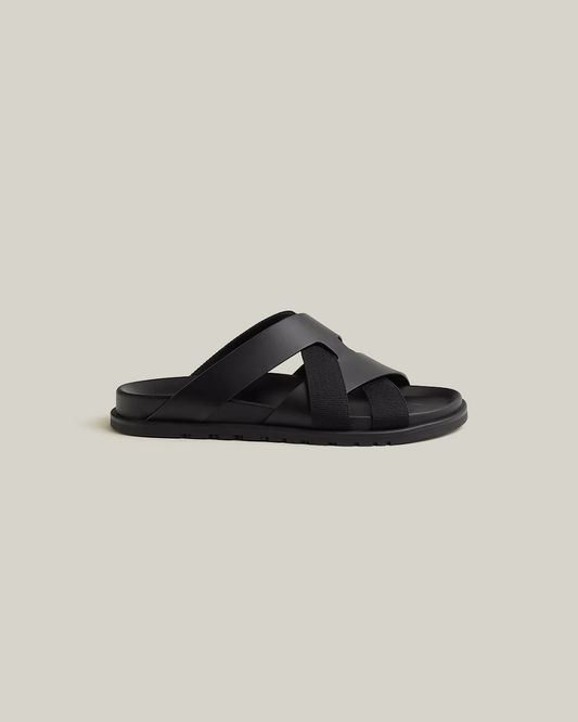 Hermès Kazimir Sandal in Noir