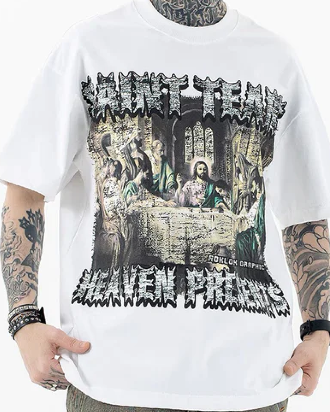 Saint T-shirts in Black & White