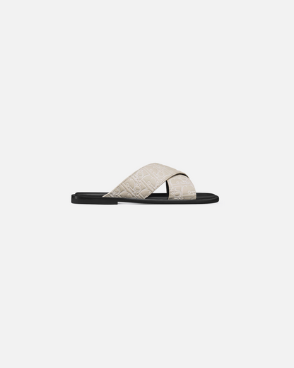 Dior Alias Beige “Dior Gravity Outline” Leather Sandal