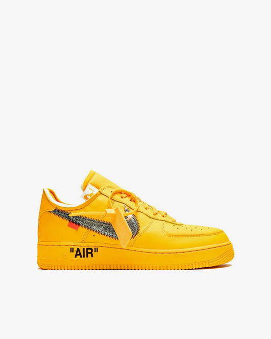 Nike Air Force 1 Low Off White ICA “University Gold” Sneakers