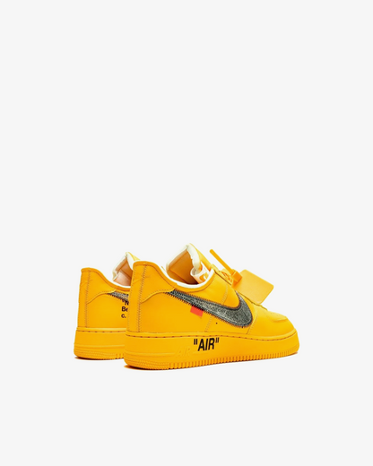 Nike Air Force 1 Low Off White ICA “University Gold” Sneakers