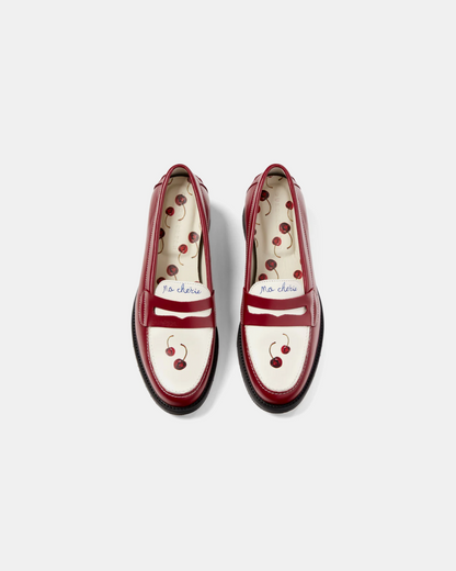 Duke + Dexter Wilde Cherry 'Red' Penny Loafer