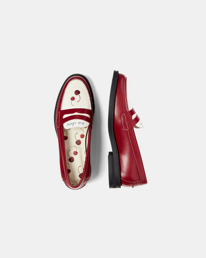 Duke + Dexter Wilde Cherry 'Red' Penny Loafer
