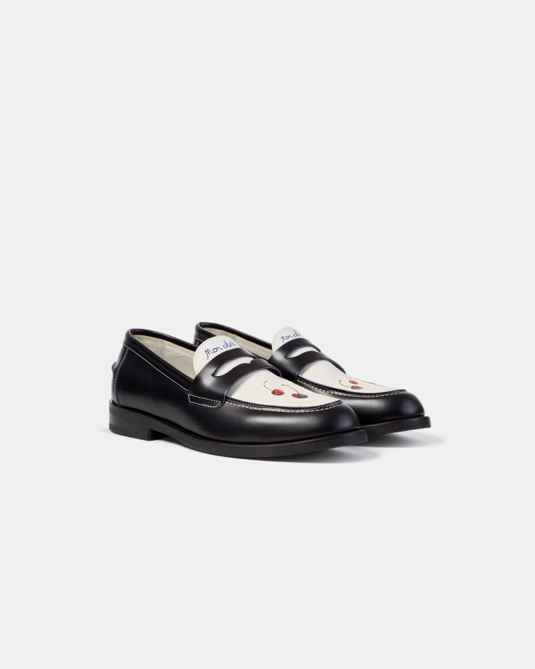 Duke + Dexter Wilde Cherry 'Black' Penny Loafer