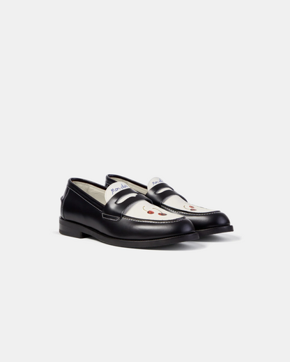Duke + Dexter Wilde Cherry 'Black' Penny Loafer