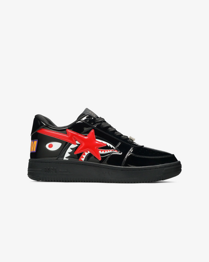 Bapesta Low M2 Shark Face 'Black' Sneakers