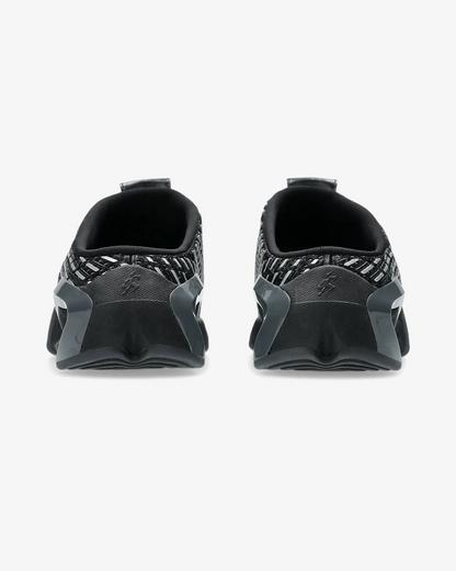 Kiko Kostadinov x  Asics Novalis Gel-Styrax 'Black/Silver' Mule