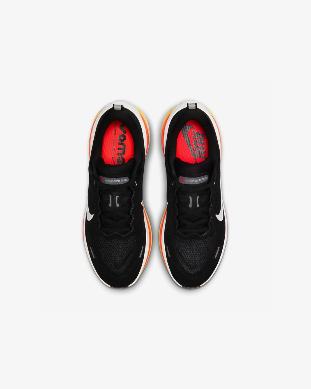 Nike Vomero Plus 'Black/Bright Crimson/Sail/White' Sneakers