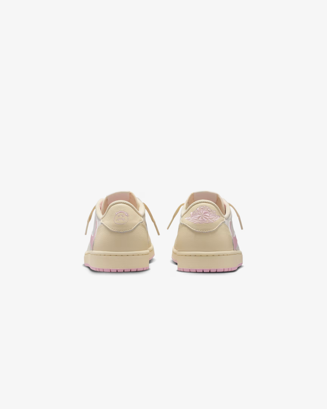 Air Jordan 1 Low x Travis Scott 'Muslin and Shy Pink' Sneakers