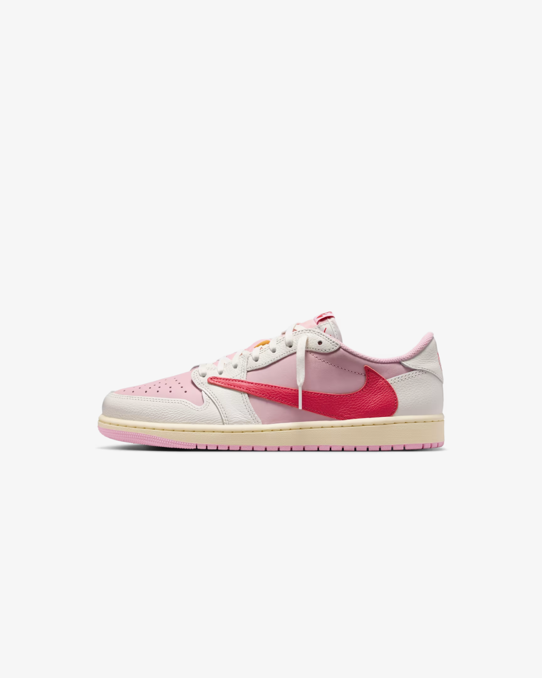 Air Jordan 1 Low x Travis Scott 'Shy Pink and Tropical Pink' Sneakers