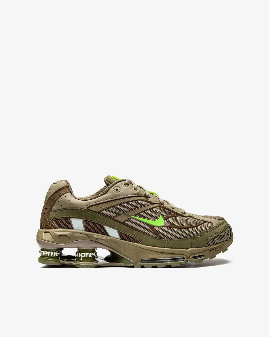 Nike x Supreme Shox Ride 2 SP “Green” Sneakers