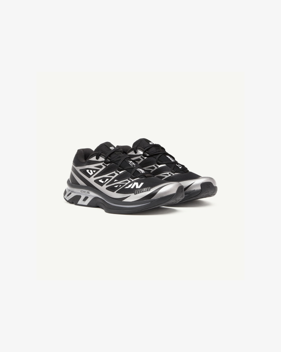 Maison Margiela MM6 x Salomon XT 'Black and Silver' Sneakers