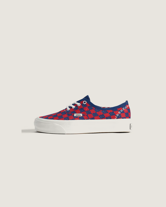 VANS Classic Slip-On Checkerboard 'Red' Shoes