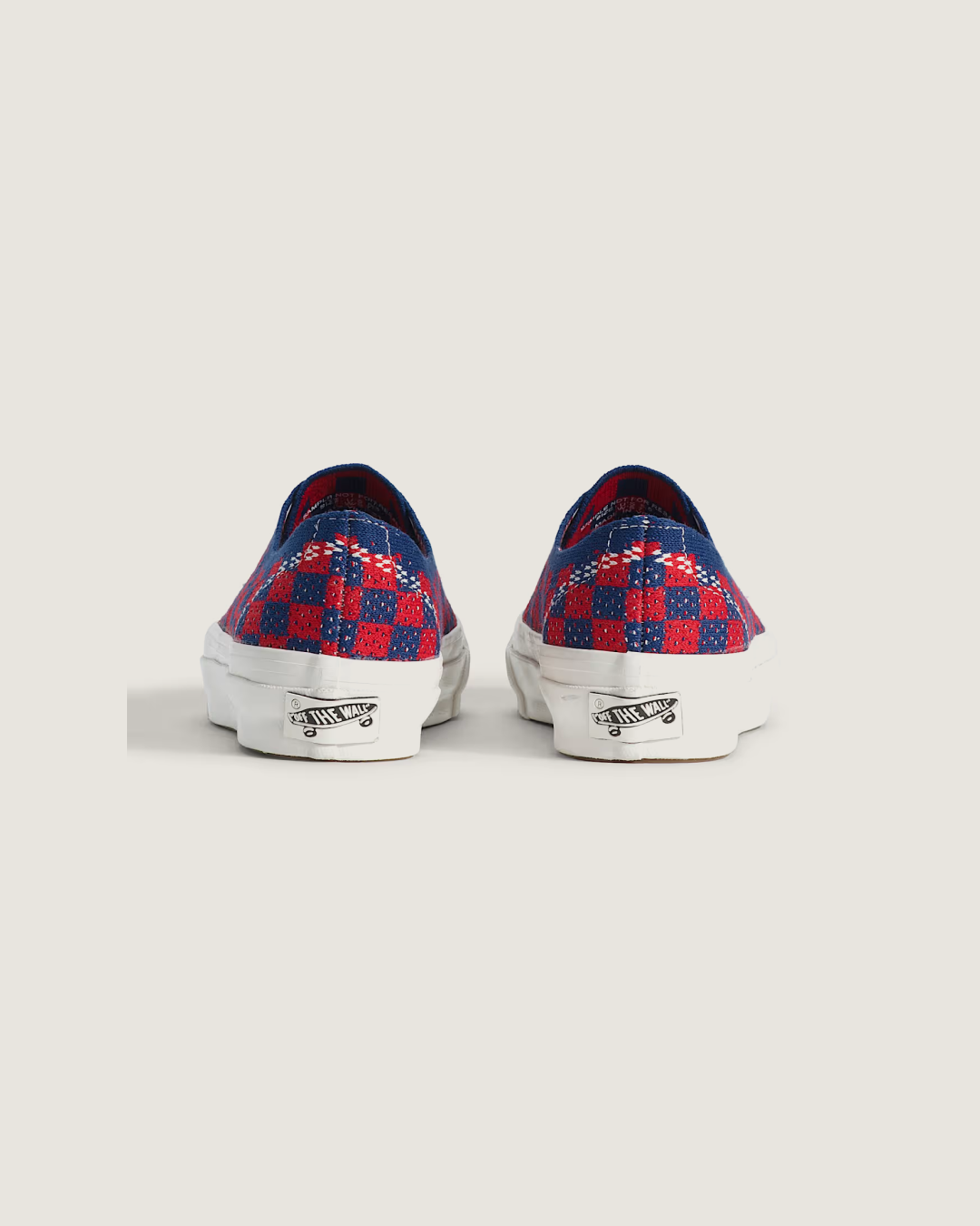 VANS Classic Slip-On Checkerboard 'Red' Shoes
